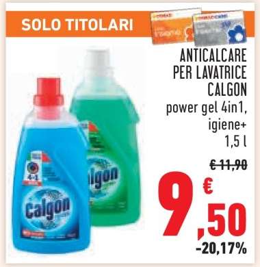 Anticalcare per lavatrice Calgon