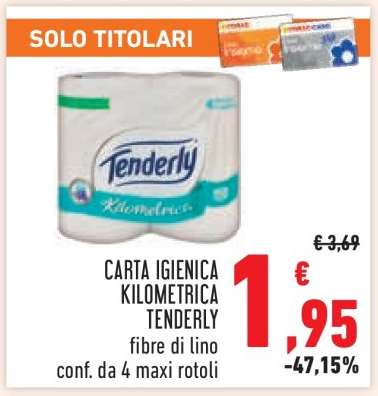 Carta Igienica Kilometrica Tenderly
