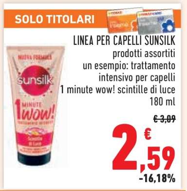 LINEA PER CAPELLI SUNSILK