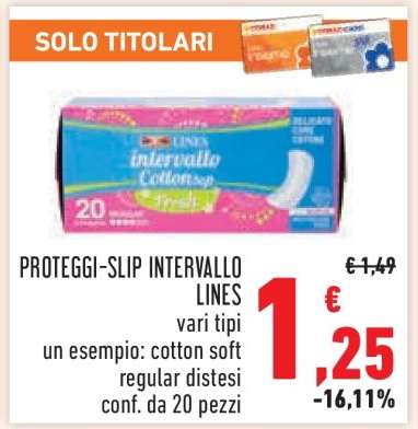 PROTEGGI-SLIP INTERVALLO LINES
