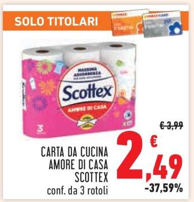 CARTA DA CUCINA AMORE DI CASA SCOTTEX