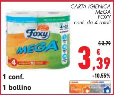 CARTA IGIENICA MEGA FOXY