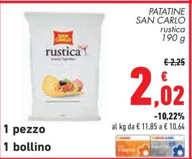 Patatine San Carlo Rustica
