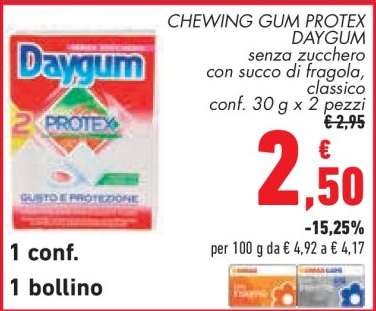CHEWING GUM PROTEX DAYGUM