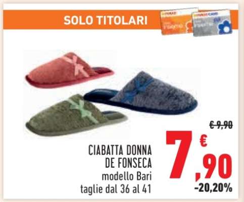CIABATTA DONNA DE FONSECA