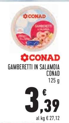 Gamberetti in Salamoia Conad