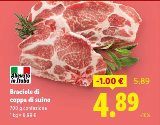 Braciole Di Coppa Di Suino