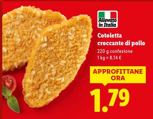 Cotoletta croccante di pollo