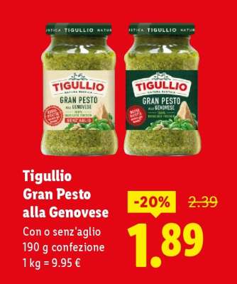 Tigullio Gran Pesto alla genovese