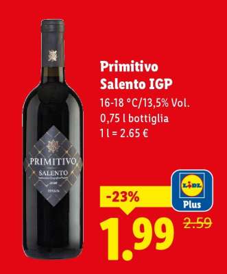 PRIMITIVO SALENTO IGP