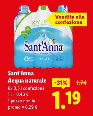 Sant'Anna ACQUA NATURALE