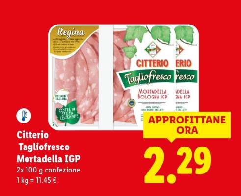 Citterio Tagliofresco Mortadella IGP