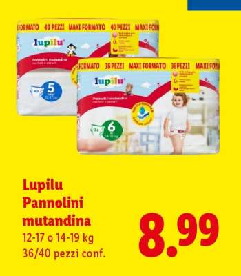 Lupilu Pannolini mutandina
