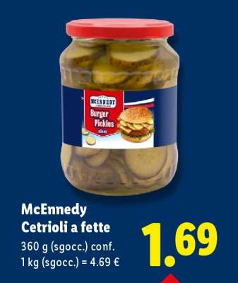 Mcennedy Cetrioli a fette