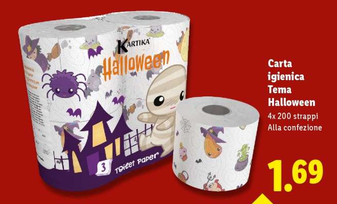 Carta igienica Tema Halloween