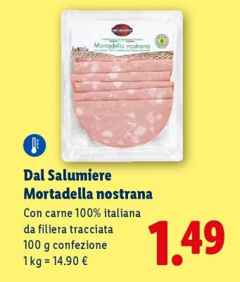 Dal Salumiere Mortadella nostrana