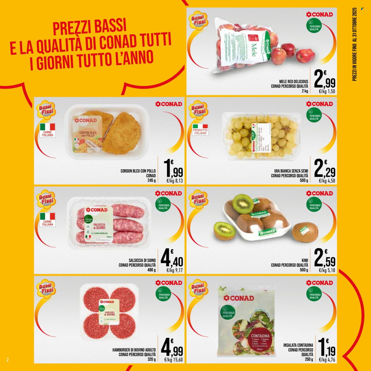 Volantino Spesa Facile Conad - 1/10/2025 - 31/10/2025. Pagina 2
