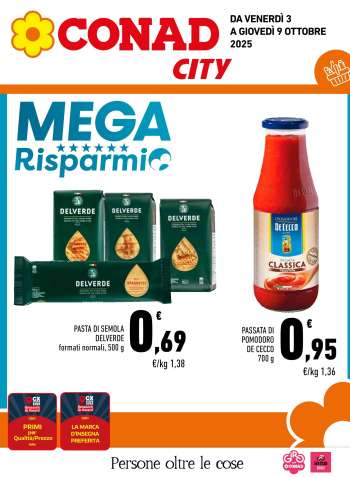 Volantino Conad City - 3/10/2025 - 9/10/2025.