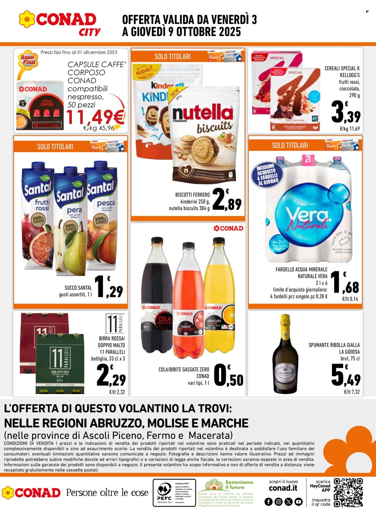 Volantino Conad City - 3/10/2025 - 9/10/2025. Pagina 4