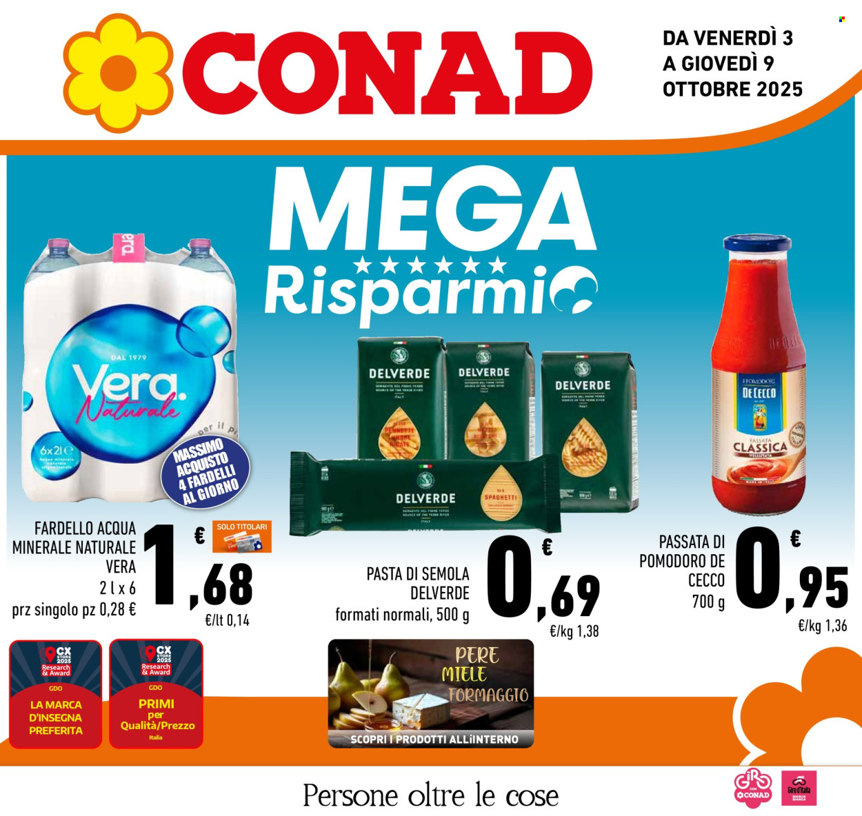 Volantino Conad - 3/10/2025 - 9/10/2025. Pagina 1