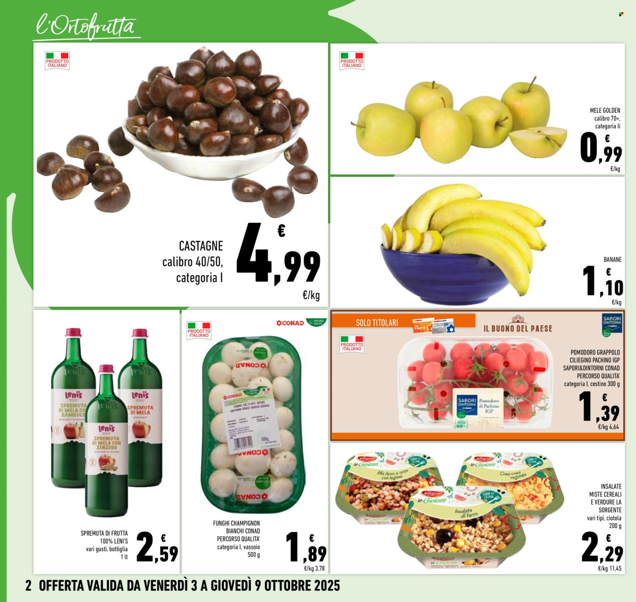 Volantino Conad - 3/10/2025 - 9/10/2025. Pagina 2