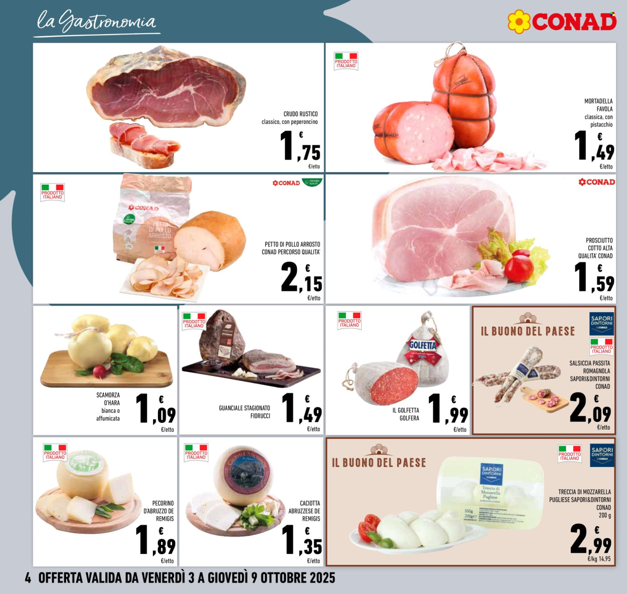 Volantino Conad - 3/10/2025 - 9/10/2025. Pagina 4