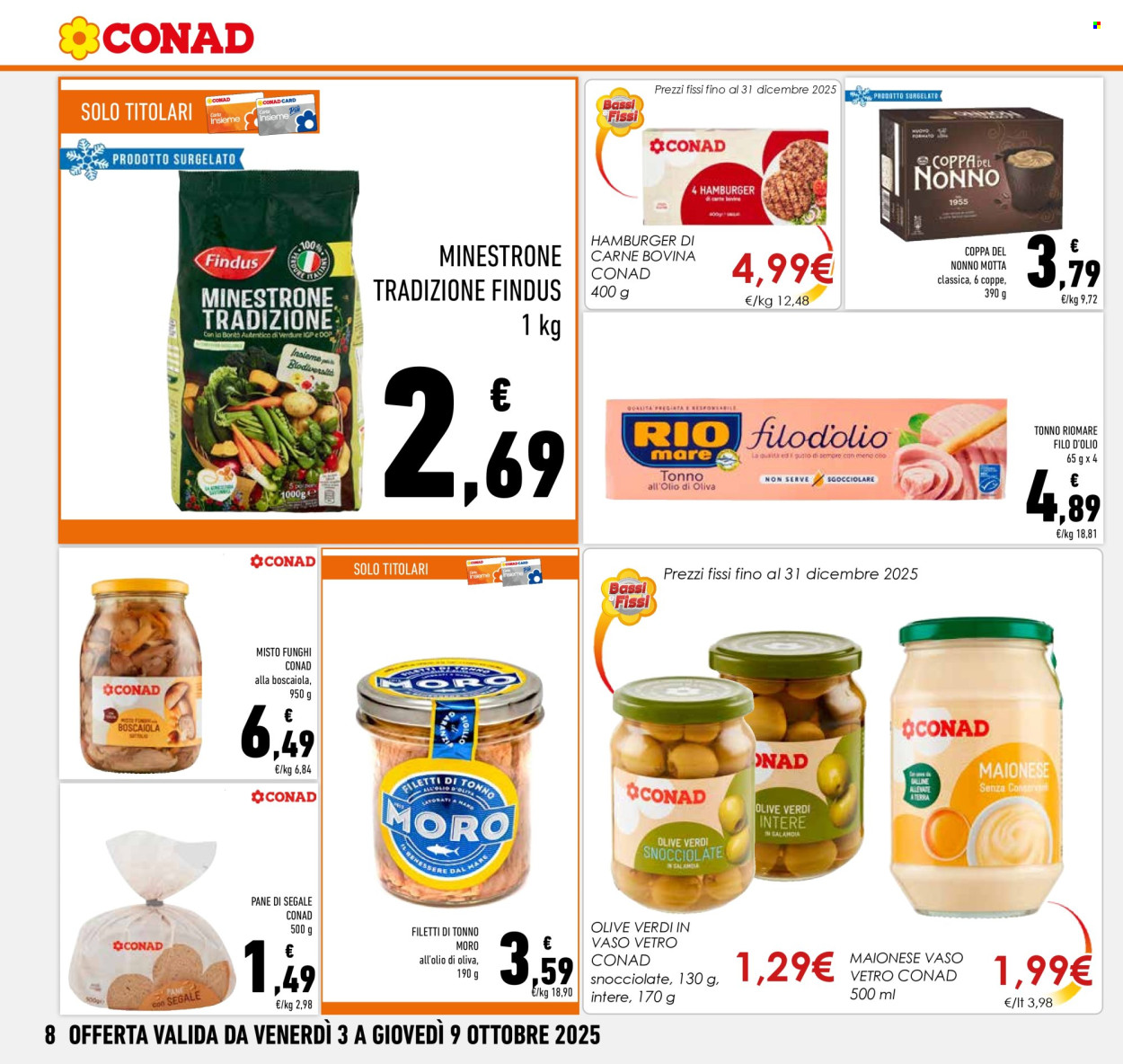 Volantino Conad - 3/10/2025 - 9/10/2025. Pagina 8