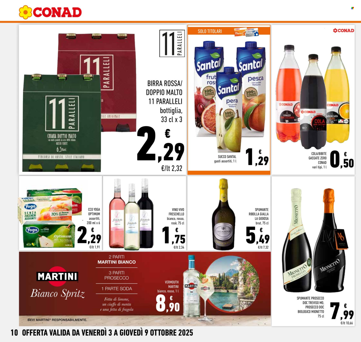 Volantino Conad - 3/10/2025 - 9/10/2025. Pagina 10