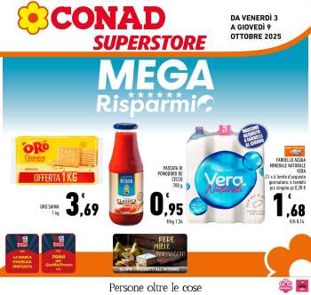 Volantino Conad Superstore - 3/10/2025 - 9/10/2025.