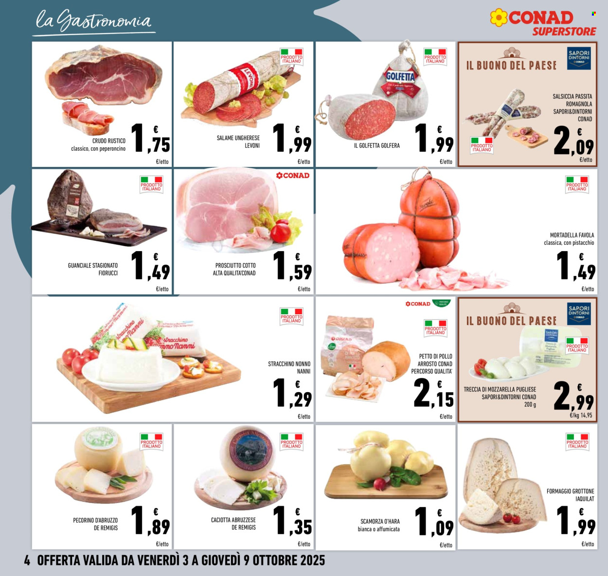 Volantino Conad Superstore - 3/10/2025 - 9/10/2025. Pagina 4