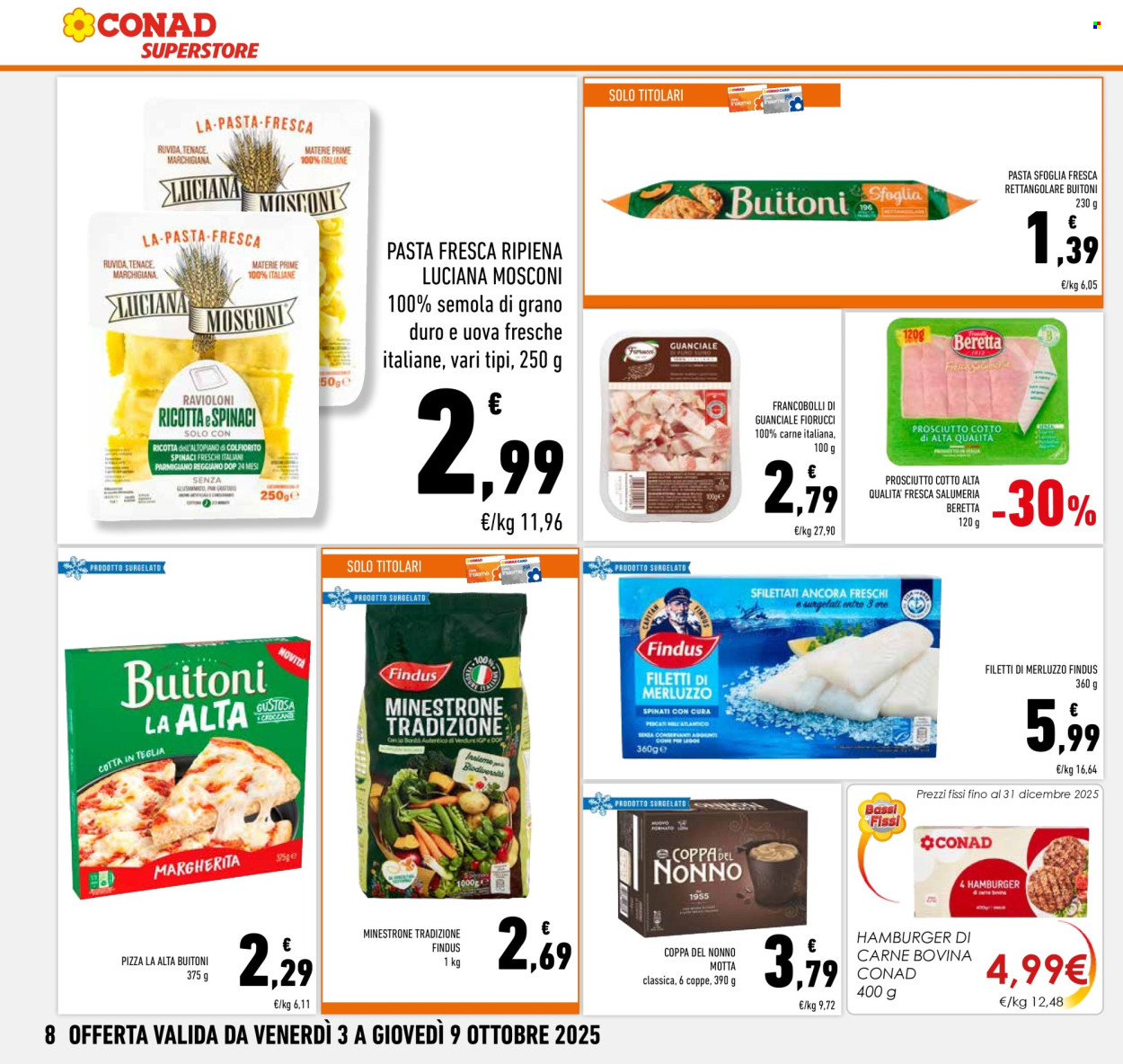 Volantino Conad Superstore - 3/10/2025 - 9/10/2025. Pagina 8