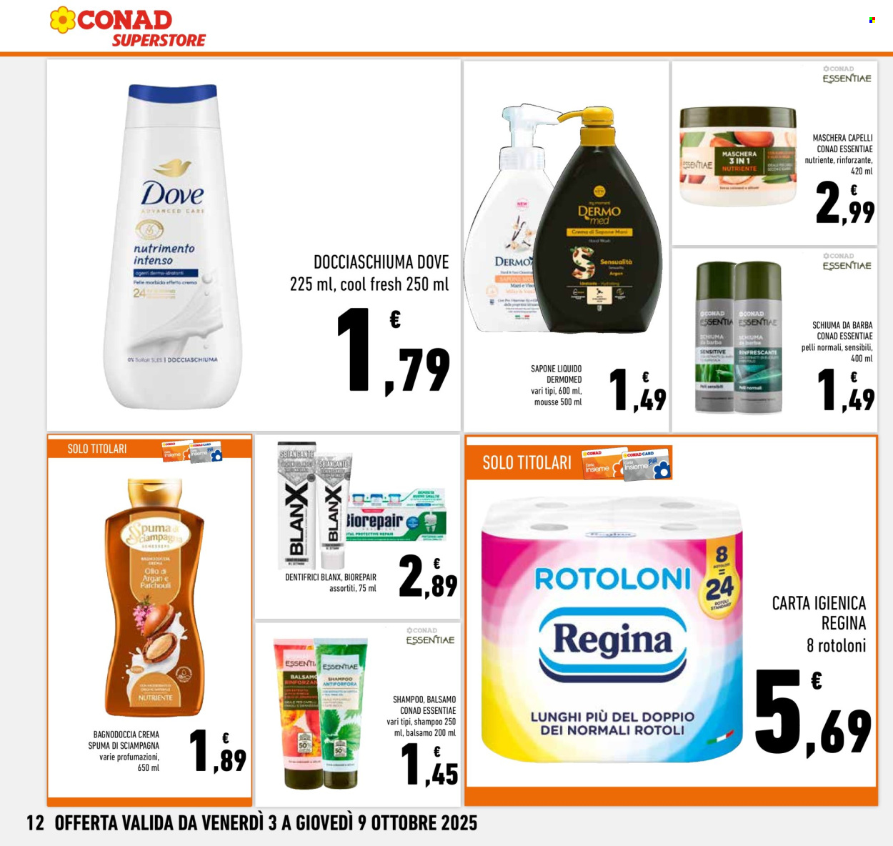 Volantino Conad Superstore - 3/10/2025 - 9/10/2025. Pagina 12