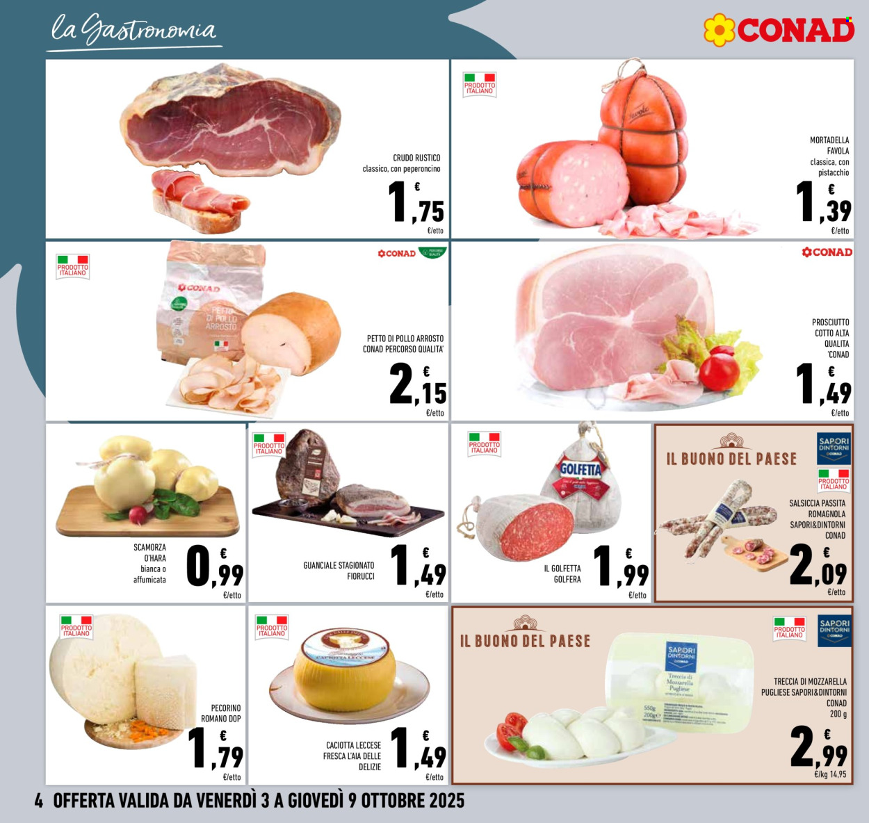 Volantino Conad - 3/10/2025 - 9/10/2025. Pagina 4