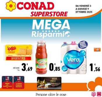 Volantino Conad Superstore - 3/10/2025 - 9/10/2025.
