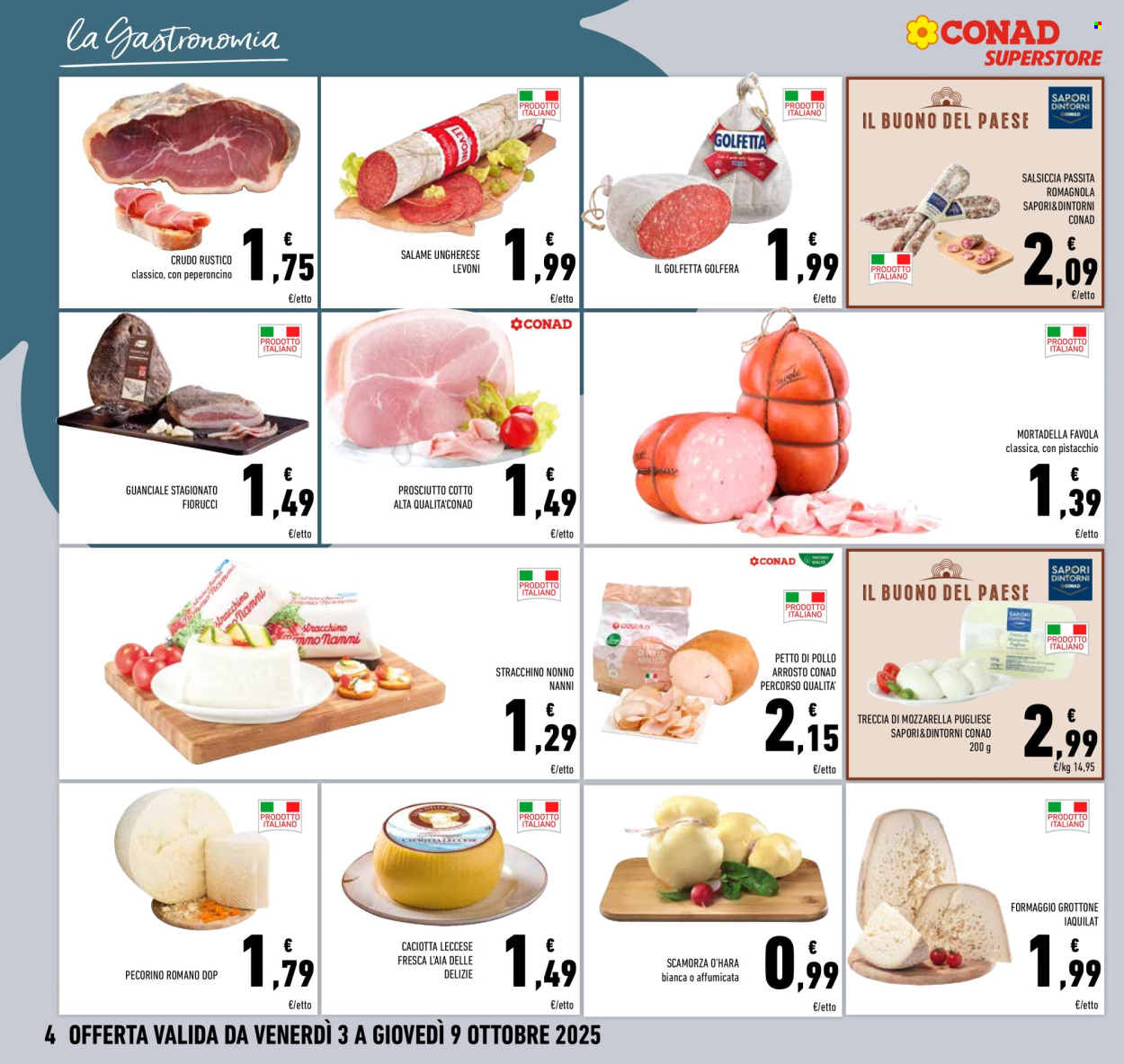 Volantino Conad Superstore - 3/10/2025 - 9/10/2025. Pagina 4