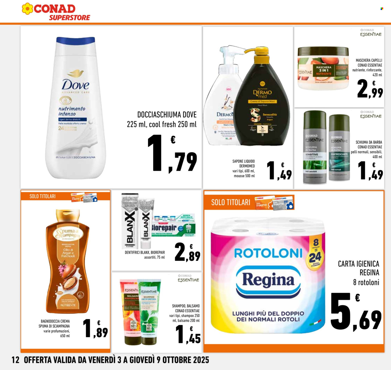 Volantino Conad Superstore - 3/10/2025 - 9/10/2025. Pagina 12