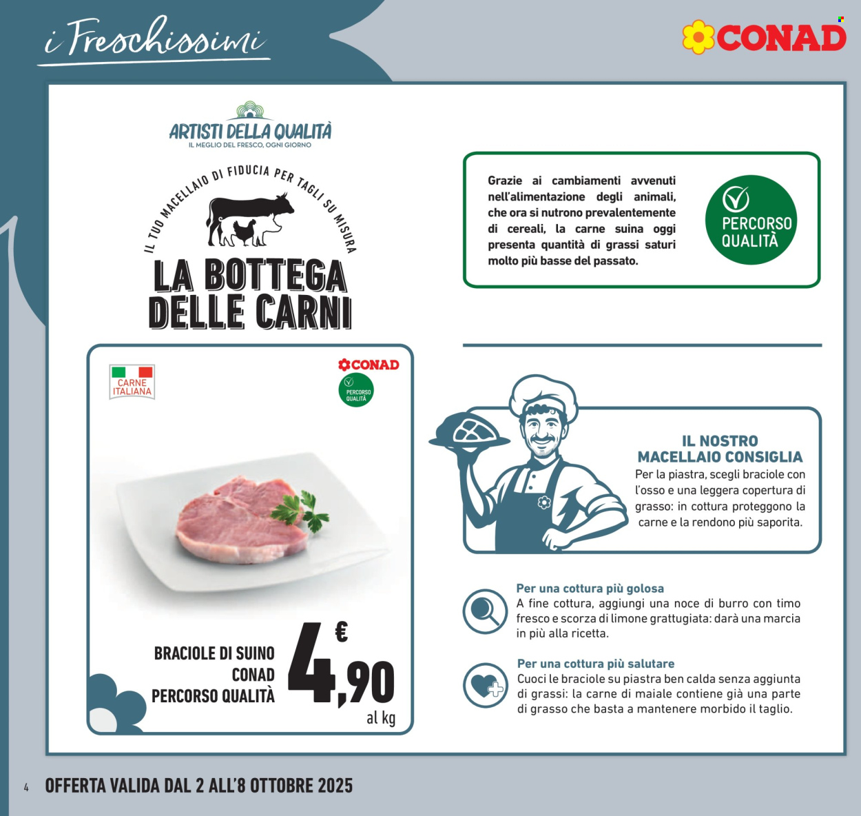 Volantino Conad - 2/10/2025 - 8/10/2025. Pagina 4