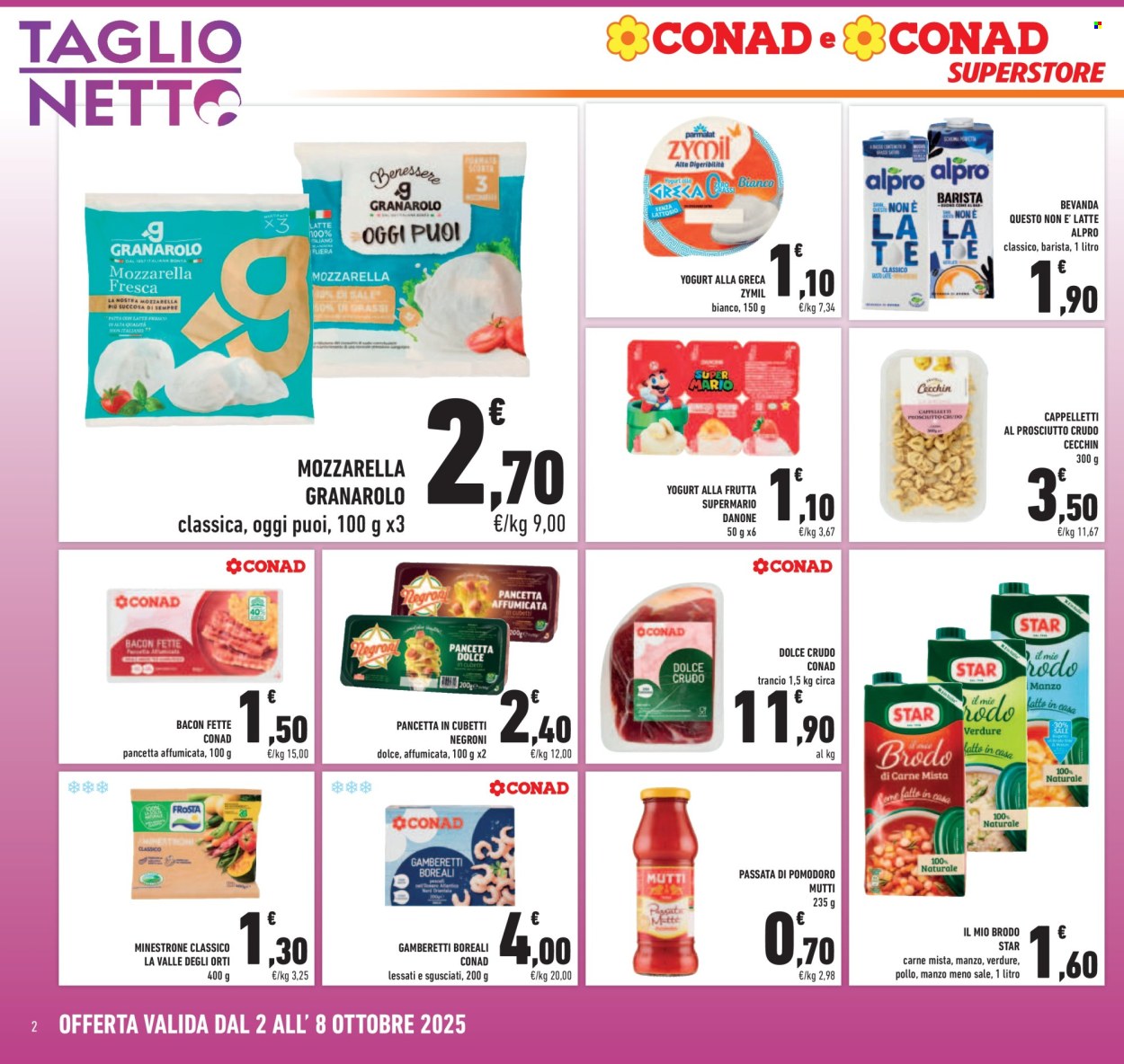 Volantino Conad Superstore - 2/10/2025 - 8/10/2025. Pagina 2