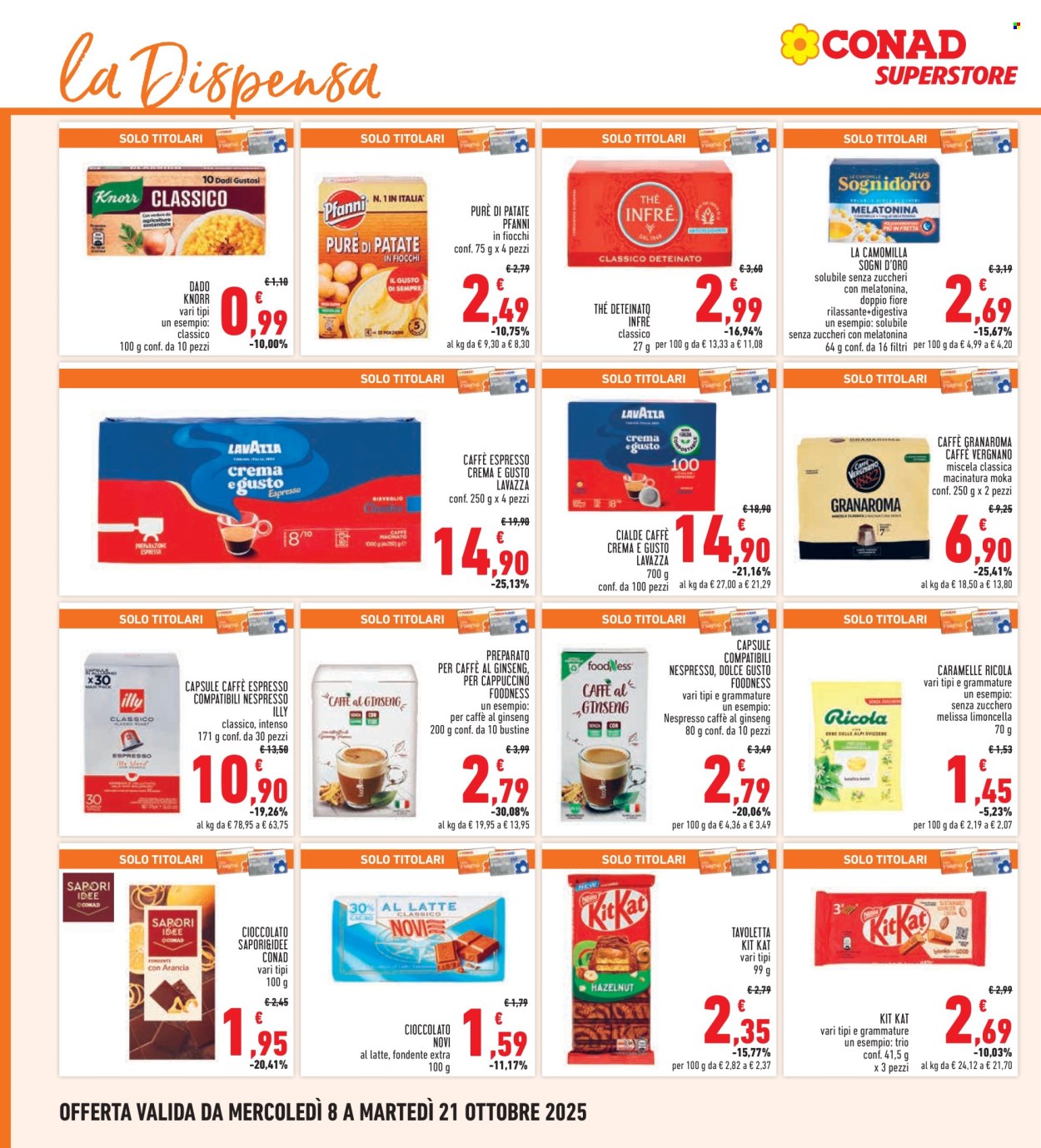 Volantino Conad - 8/10/2025 - 21/10/2025. Pagina 14