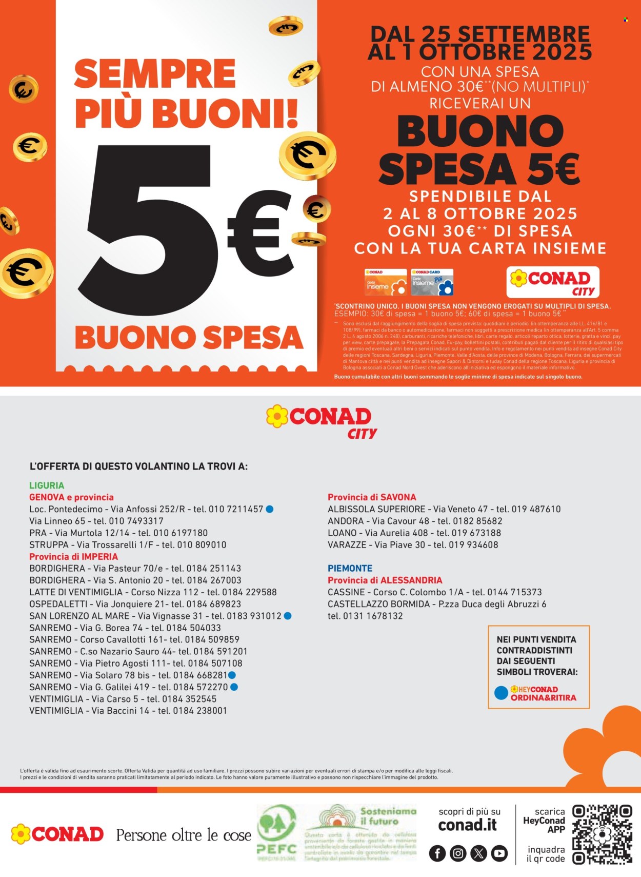 Volantino Conad - 2/10/2025 - 8/10/2025. Pagina 4