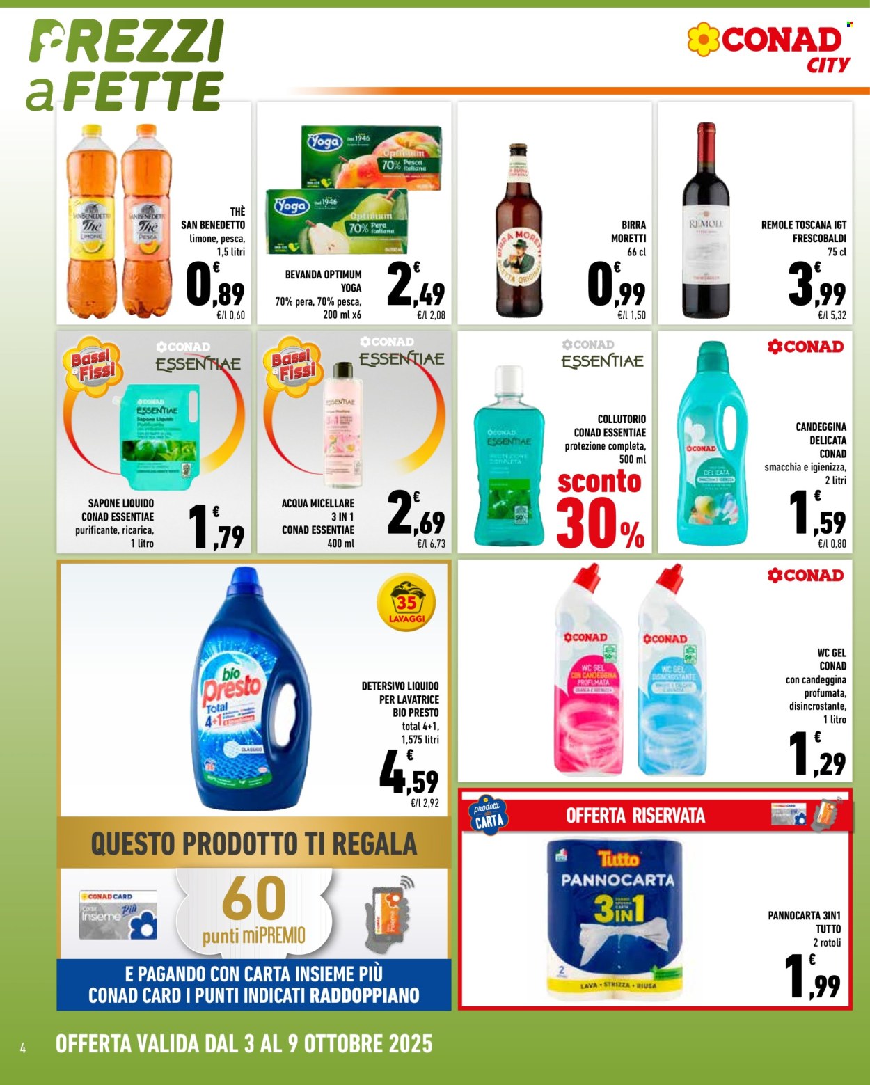 Volantino Conad - 3/10/2025 - 9/10/2025. Pagina 4