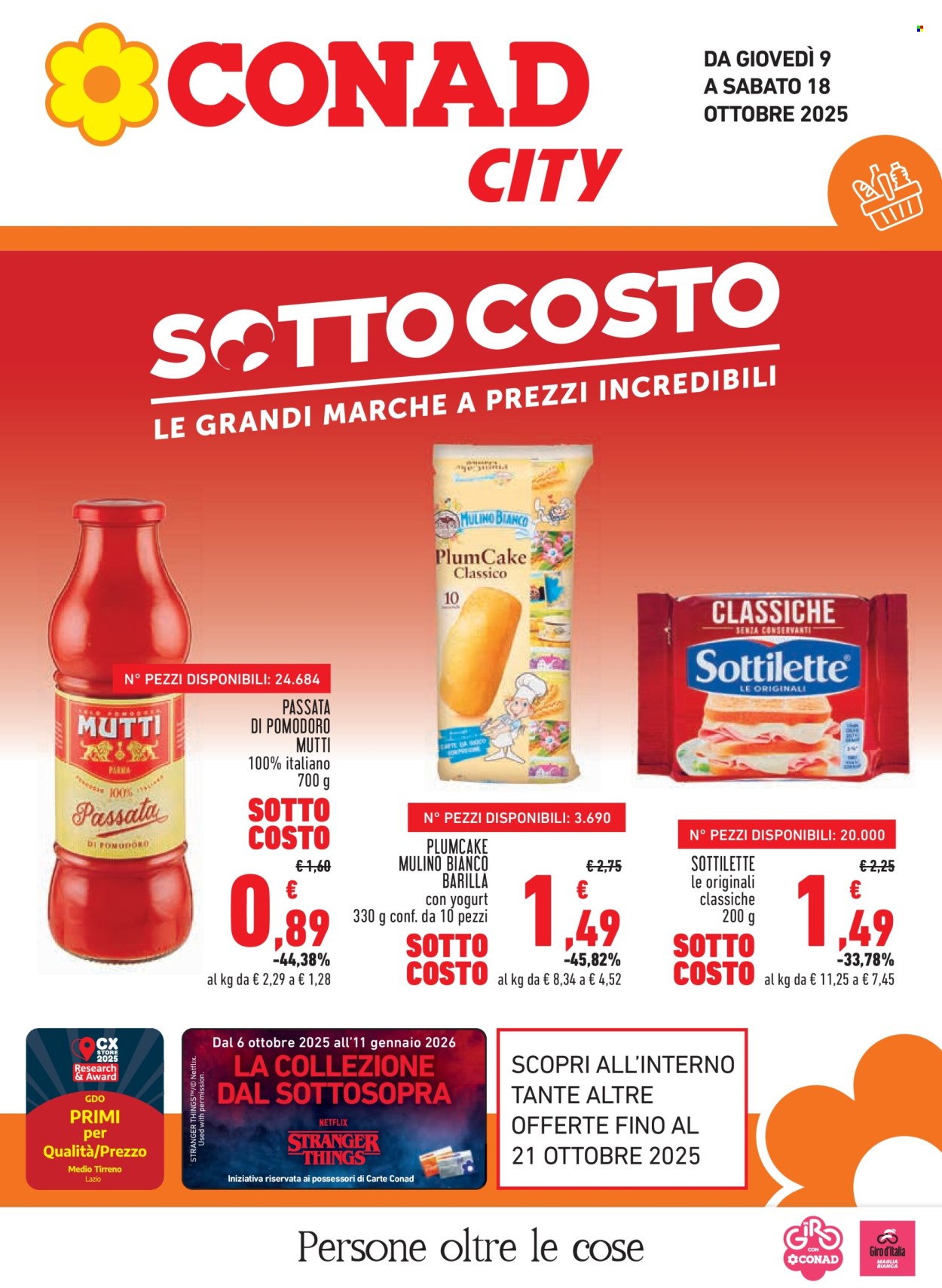 Volantino Conad - 9/10/2025 - 18/10/2025. Pagina 1