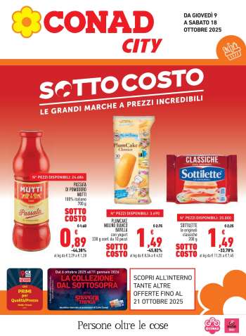 Volantino Conad - 9/10/2025 - 18/10/2025.