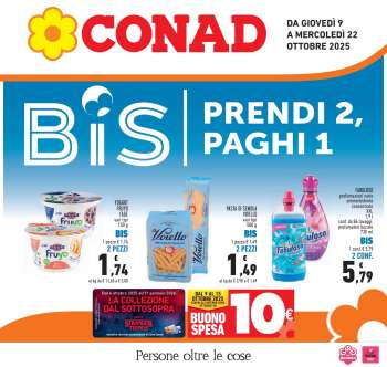 Volantino Conad - 9/10/2025 - 22/10/2025.