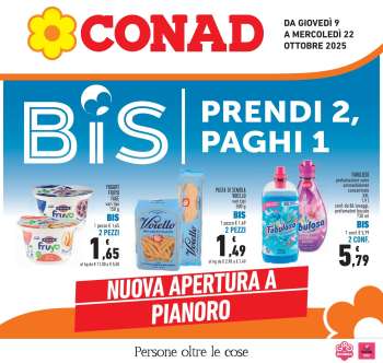 Volantino Conad - 9/10/2025 - 22/10/2025.