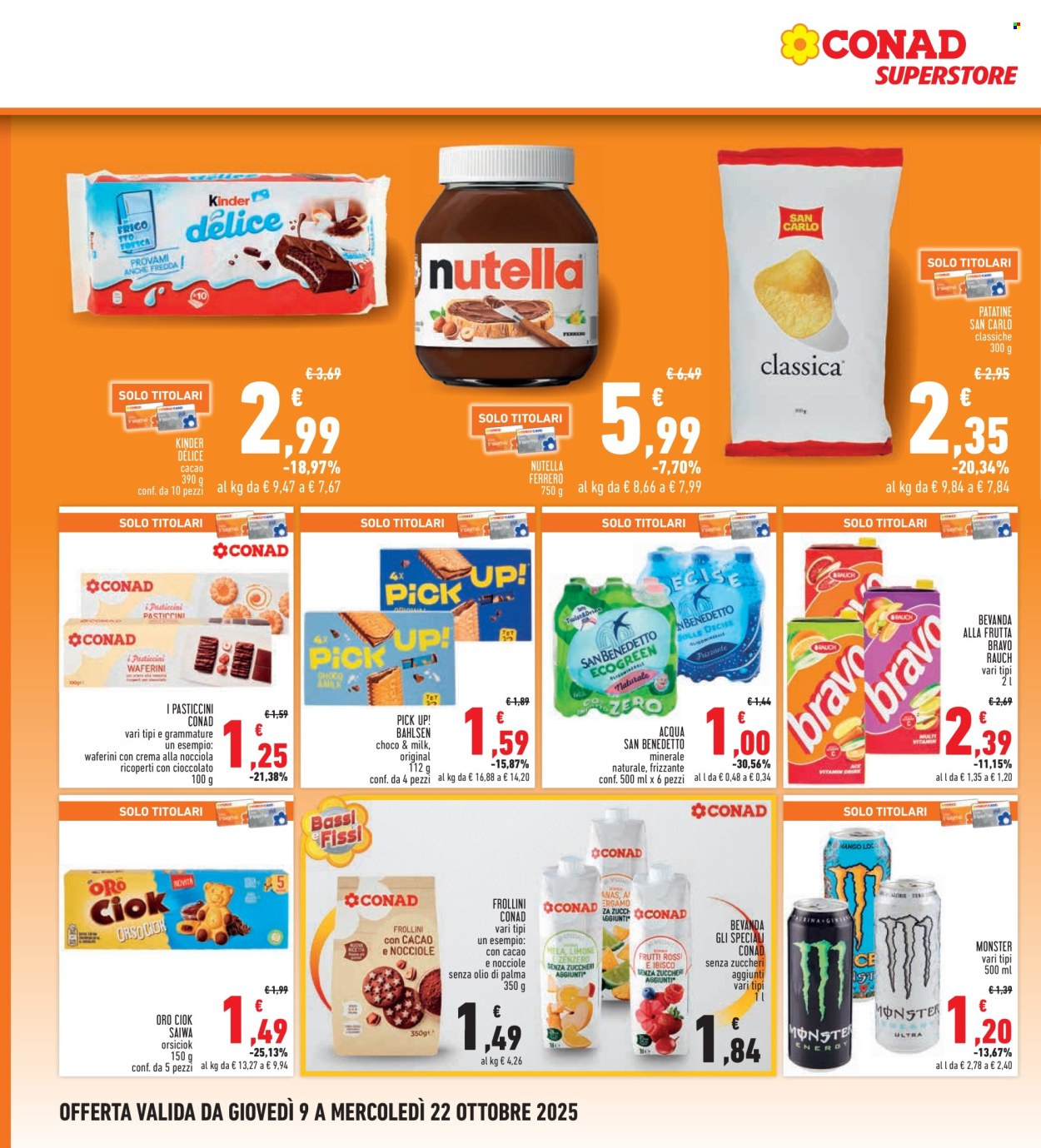 Volantino Conad Superstore - 9/10/2025 - 22/10/2025. Pagina 18