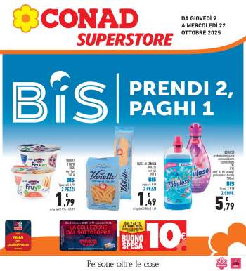 Volantino Conad - 9/10/2025 - 22/10/2025.
