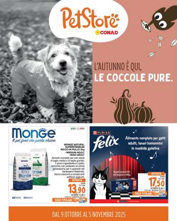 Volantino Pet Store Conad - 9/10/2025 - 5/11/2025.