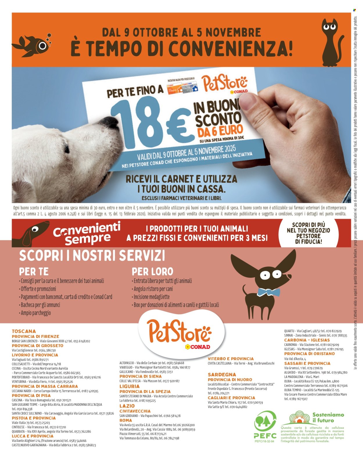 Volantino Pet Store Conad - 9/10/2025 - 5/11/2025. Pagina 8