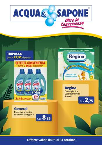 Volantino Acqua & Sapone - 1/10/2025 - 31/10/2025.